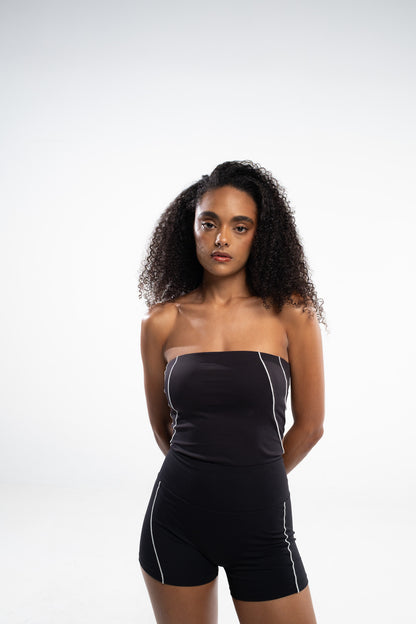 Ebony Edge Mini Shorts
